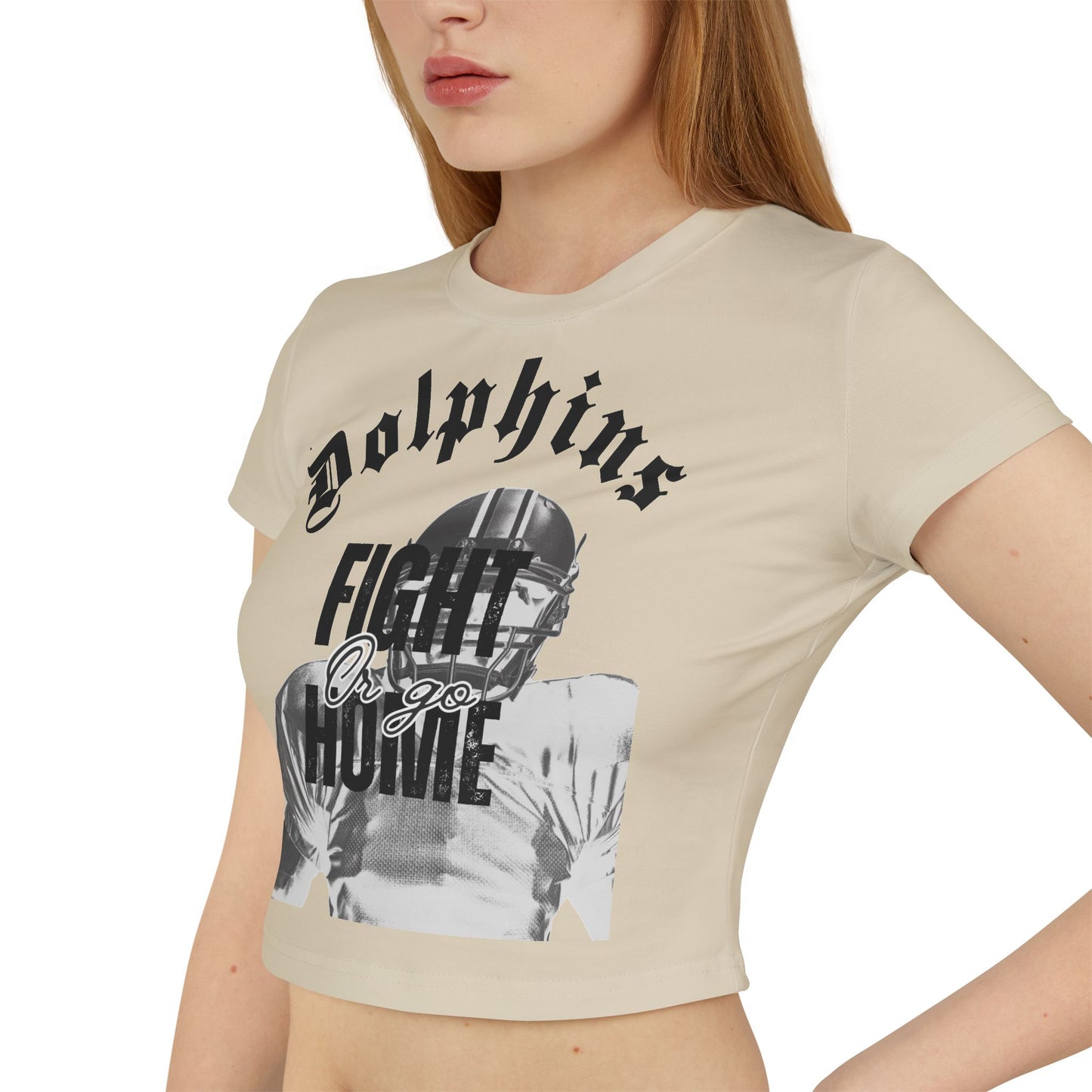 NFL Dolphins Tyreek Hill Fan Women's Baby Tee - Ultra Fans Design by Deportivo Gorillas - Deportivo Gorillas