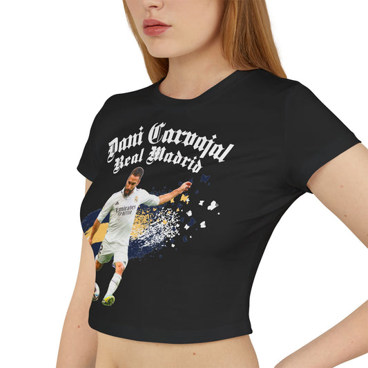 Dani Carvajal Real Madrid Women's Baby Tee T-Shirt - Deportivo Gorillas