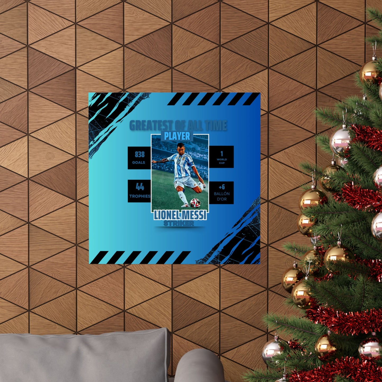 Poster - Leonel Messi - GOAT - Deportivo Gorillas