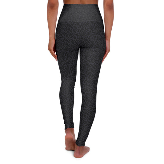 Black Panther Yoga Leggings - High Waisted Workout Pants - Deportivo Gorillas