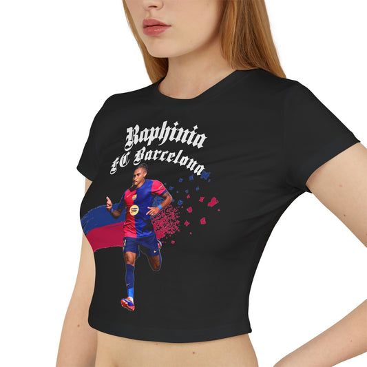 Women's Baby Tee - Raphinia FC Barcelona - Deportivo Gorillas