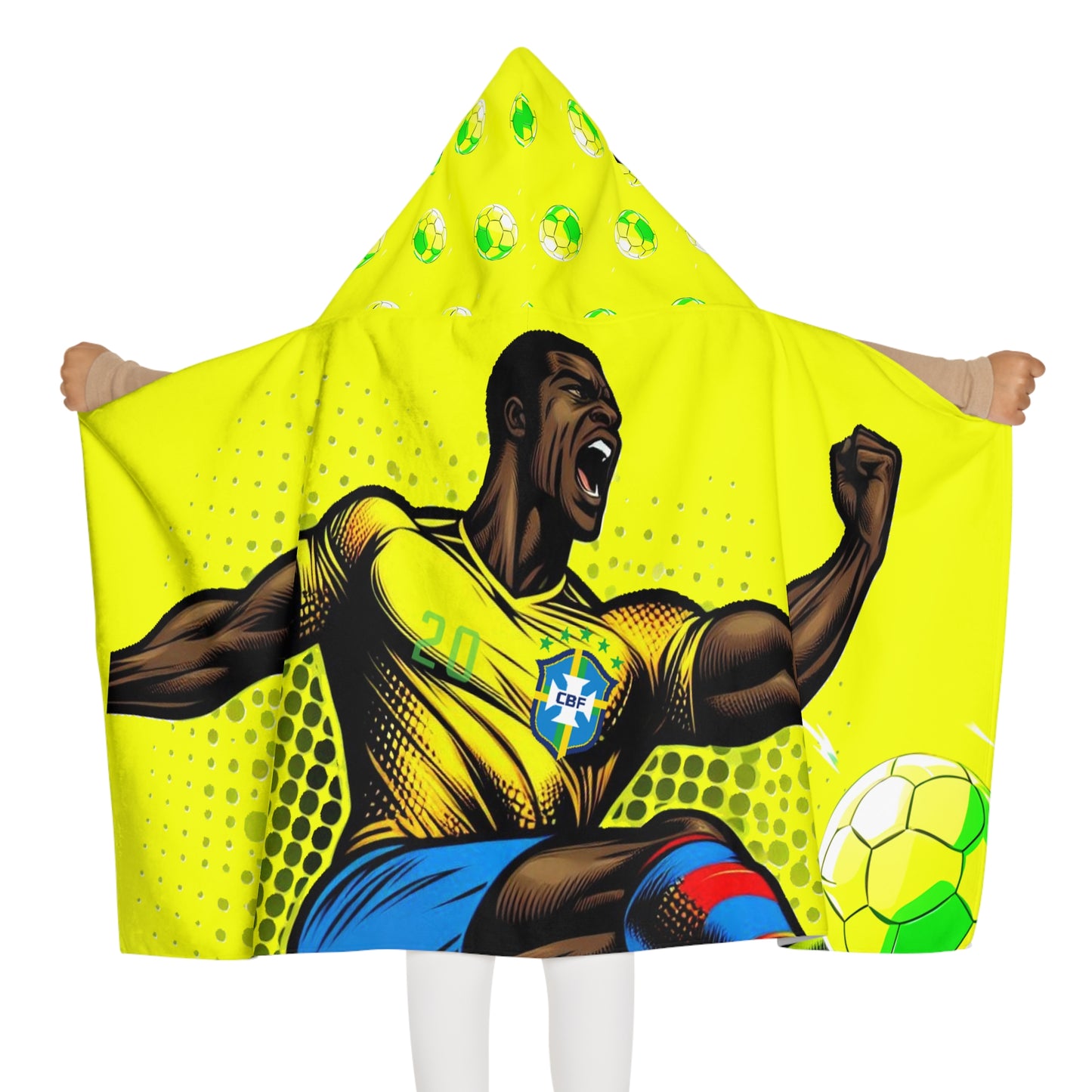 Youth Hooded Towel - Vinicius - Brazil - Deportivo Gorillas