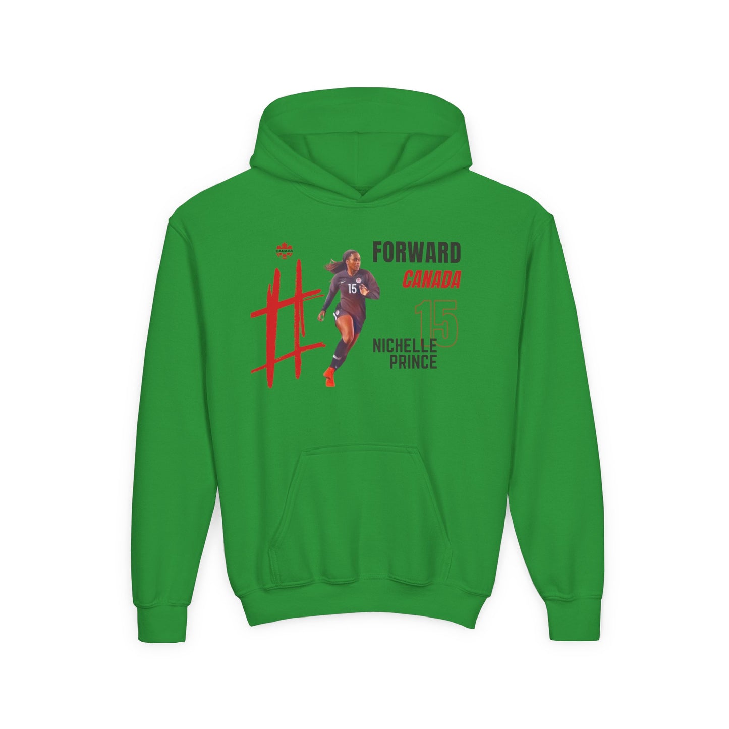 Youth Hooded Sweatshirt - Nichelle Prince - Canada - Deportivo Gorillas 