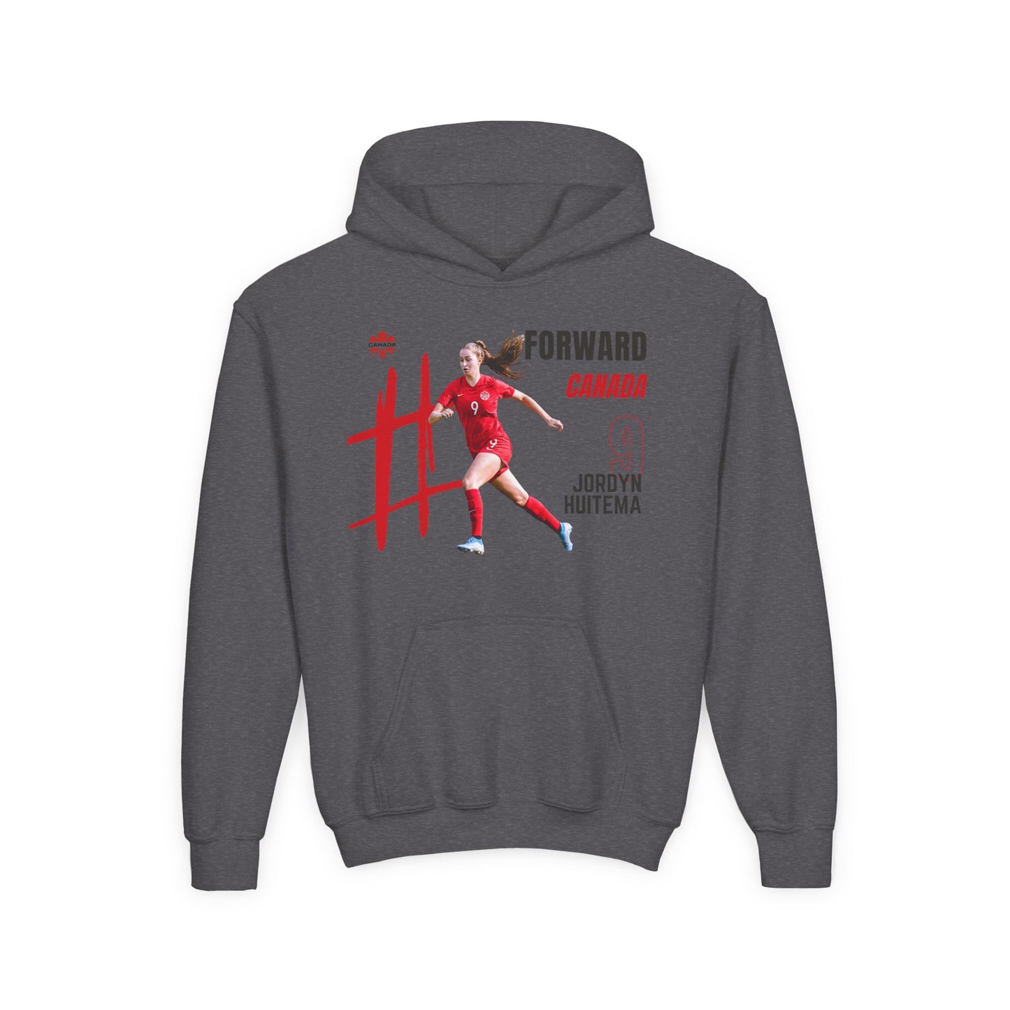 Youth Heavy Blend Hooded Sweatshirt - Jordyn Huitema - Canada