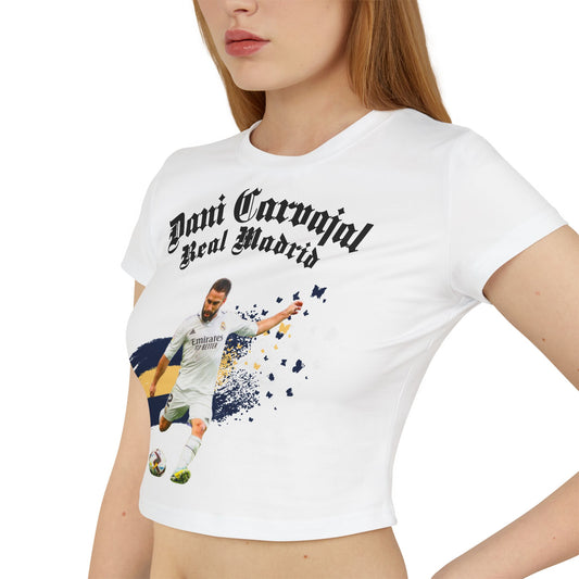 Dani Carvajal Real Madrid Women's Baby Tee T-Shirt - Deportivo Gorillas 