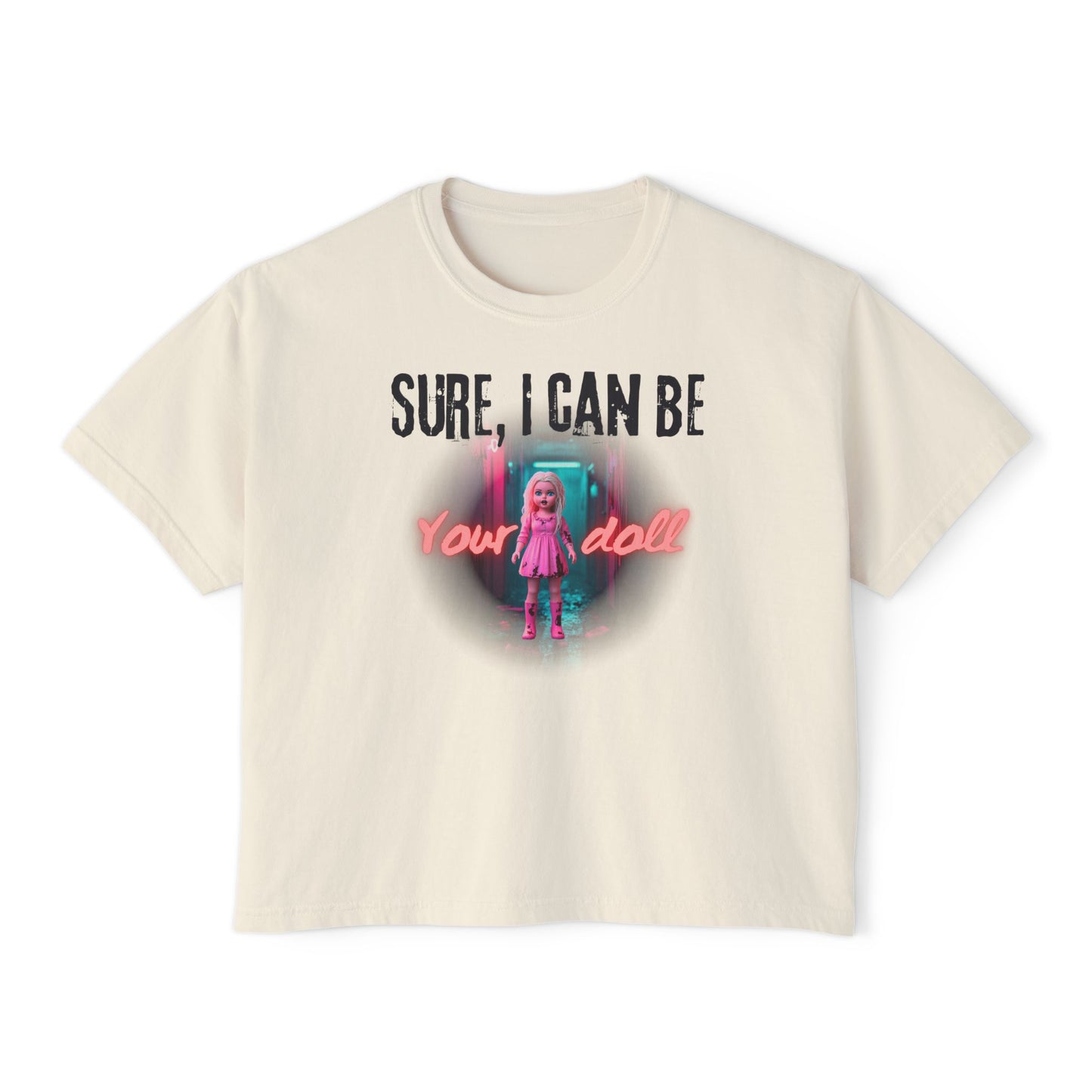 Mad Doll Women's Boxy Tee - Deportivo Gorillas 