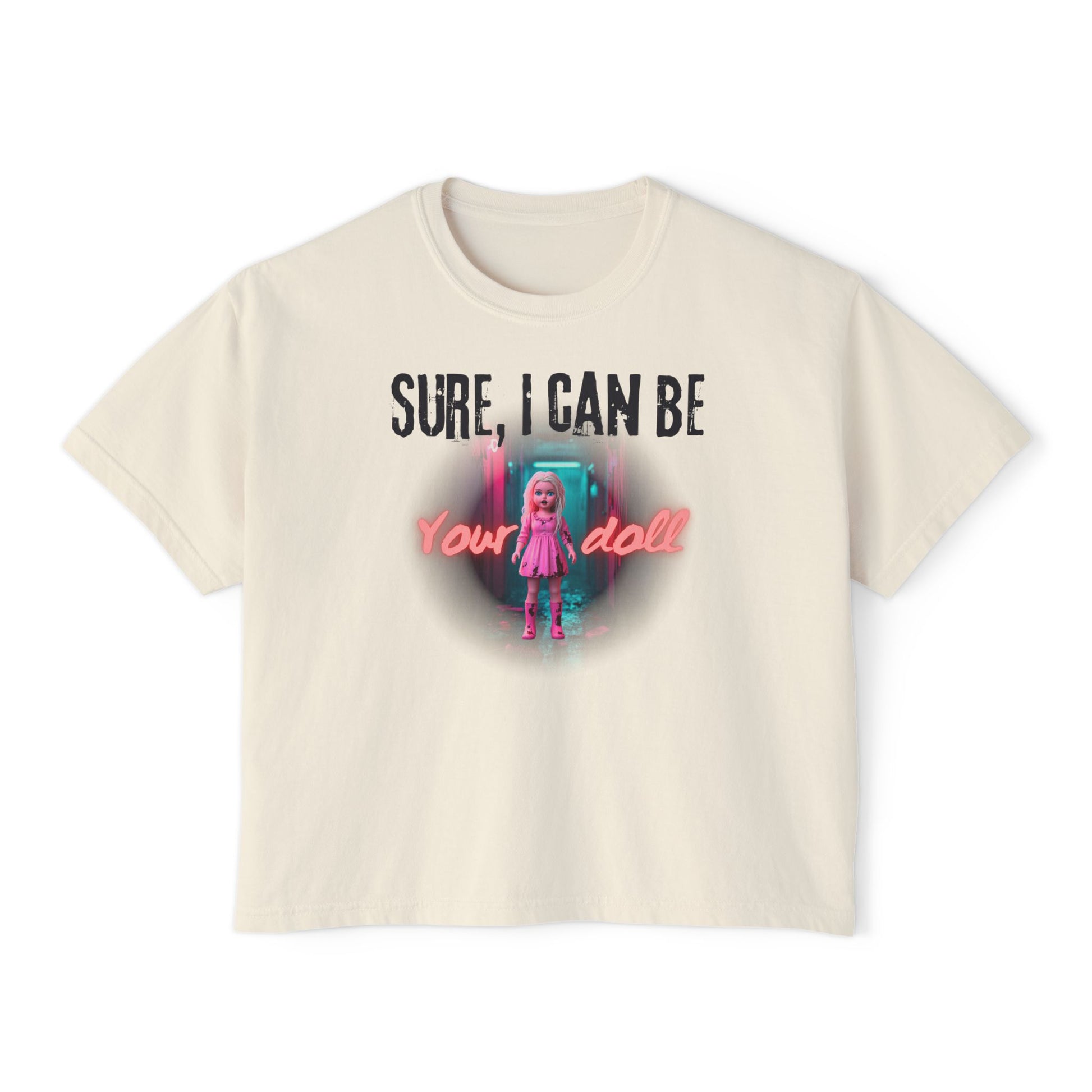 Mad Doll Women's Boxy Tee - Deportivo Gorillas 