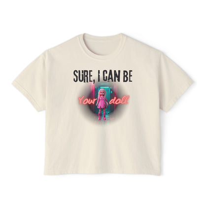 Mad Doll Women's Boxy Tee - Deportivo Gorillas 