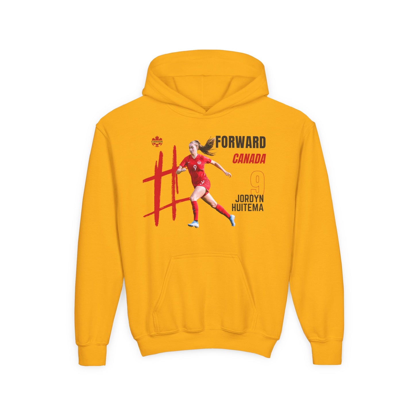 Youth Heavy Blend Hooded Sweatshirt - Jordyn Huitema - Canada