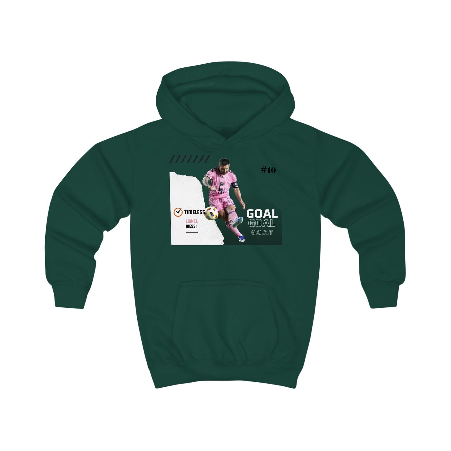 Kids Hoodie Inter Miami, Lionel Messi Timeless - Deportivo Gorillas 