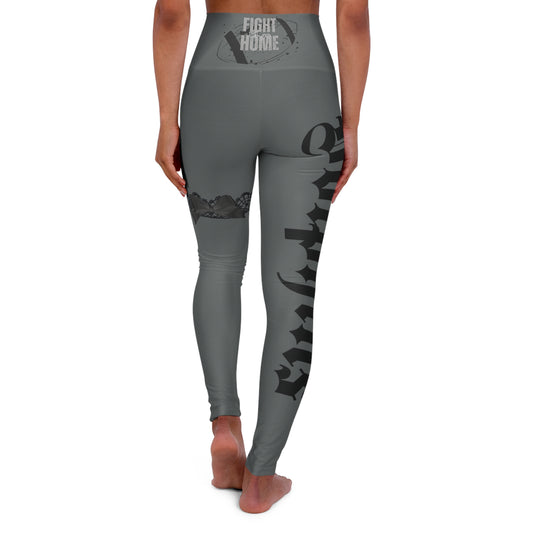 Dark Grey Yoga Leggings Dolphins - Deportivo Gorillas 