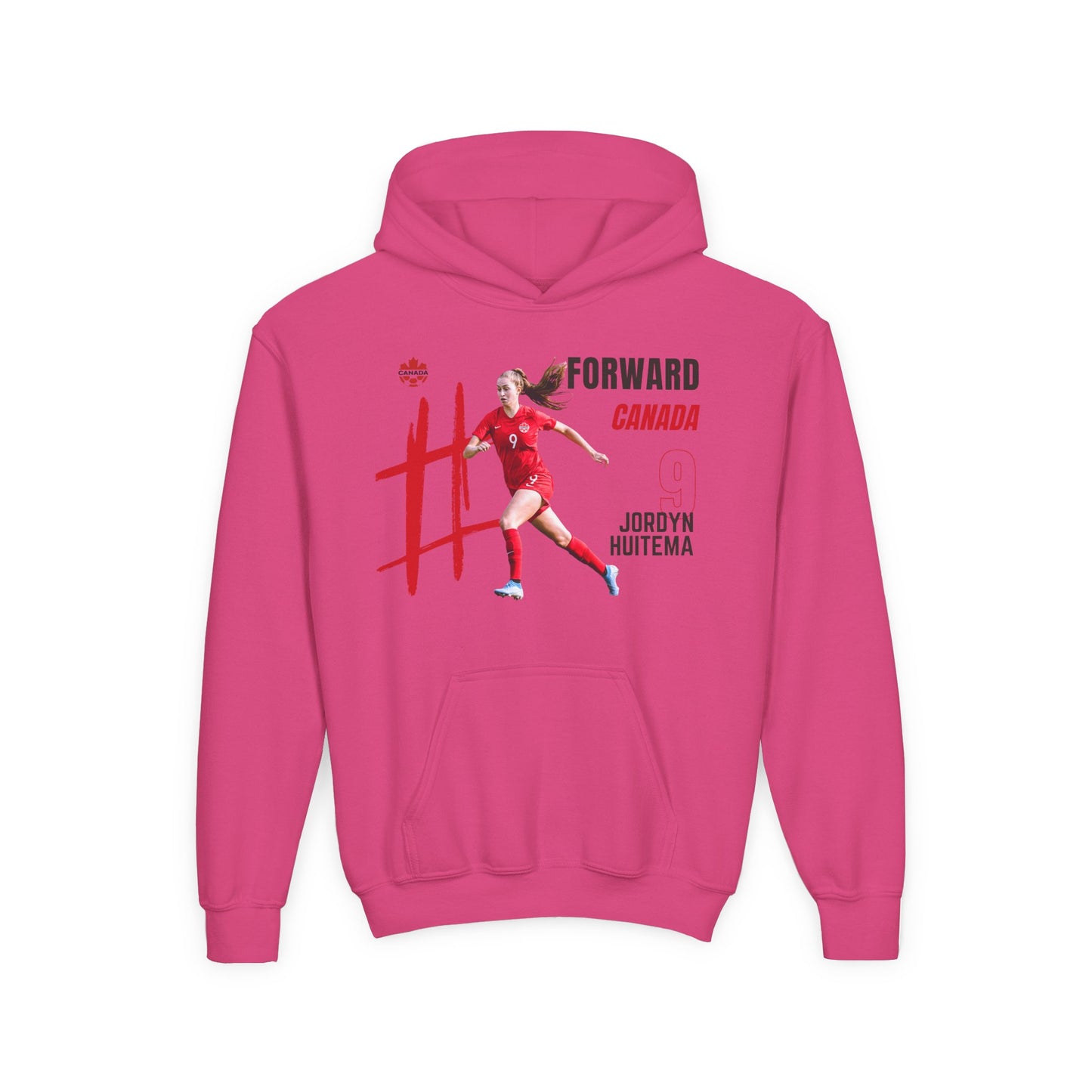 Youth Heavy Blend Hooded Sweatshirt - Jordyn Huitema - Canada