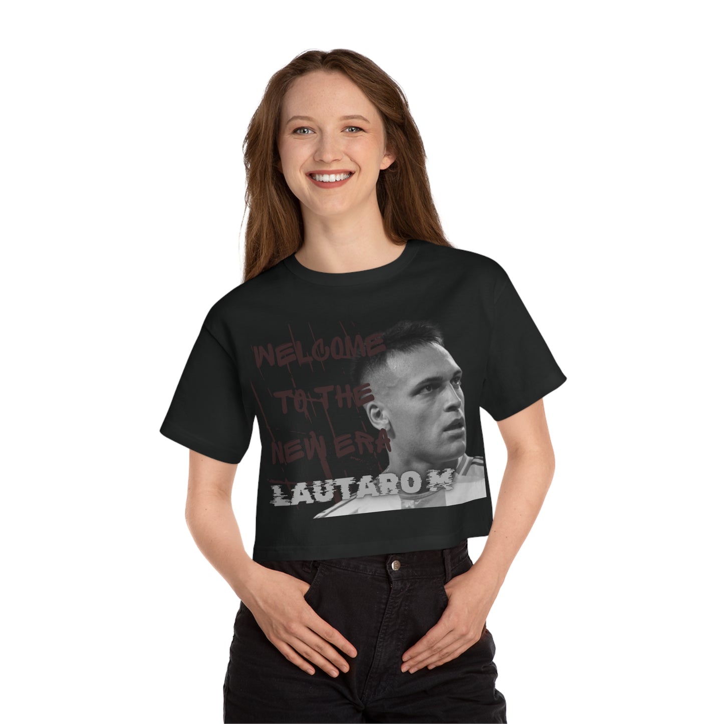 Champion Women's Heritage Cropped T-Shirt Lautaro Martinez