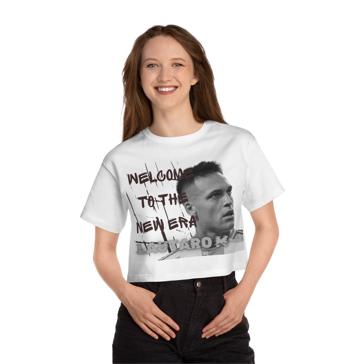 Champion Women's Heritage Cropped T-Shirt Lautaro Martinez