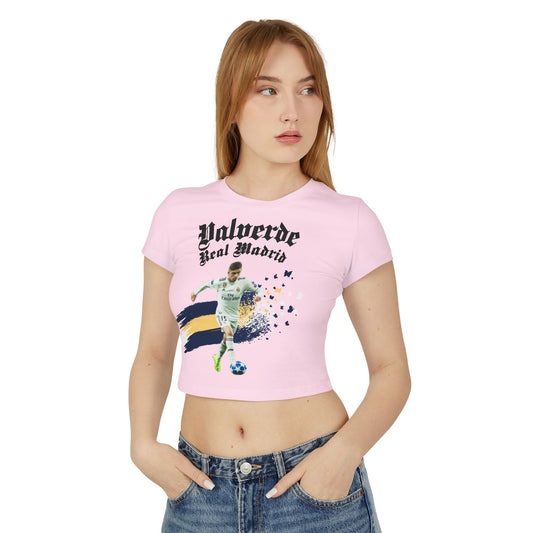 Federico Valverde Real Madrid Baby Tee Women's T-Shirt - Deportivo Gorillas 