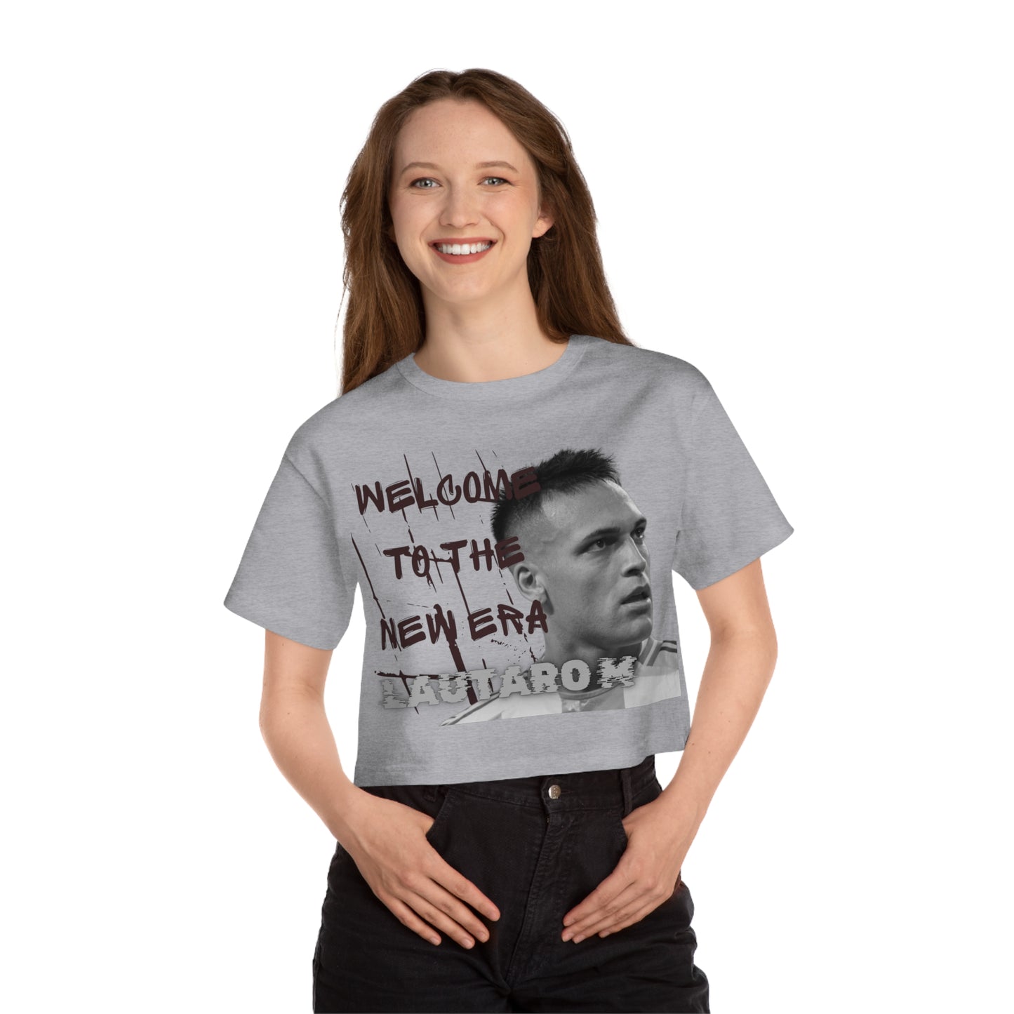Champion Women's Heritage Cropped T-Shirt Lautaro Martinez