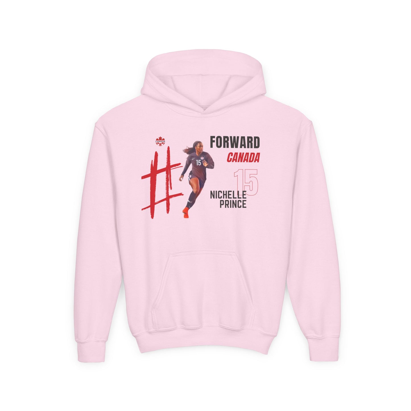 Youth Hooded Sweatshirt - Nichelle Prince - Canada - Deportivo Gorillas 