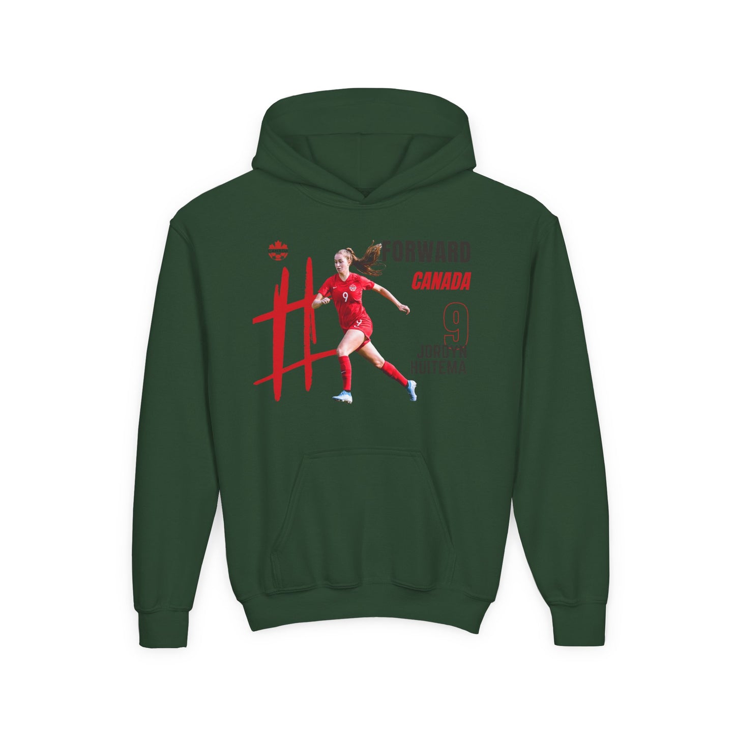 Youth Heavy Blend Hooded Sweatshirt - Jordyn Huitema - Canada