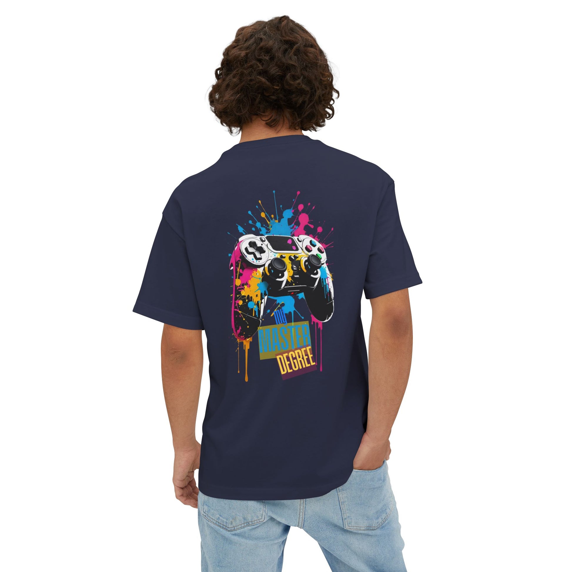 Oversized Boxy Tee - Gamer Degree - Deportivo Gorillas 