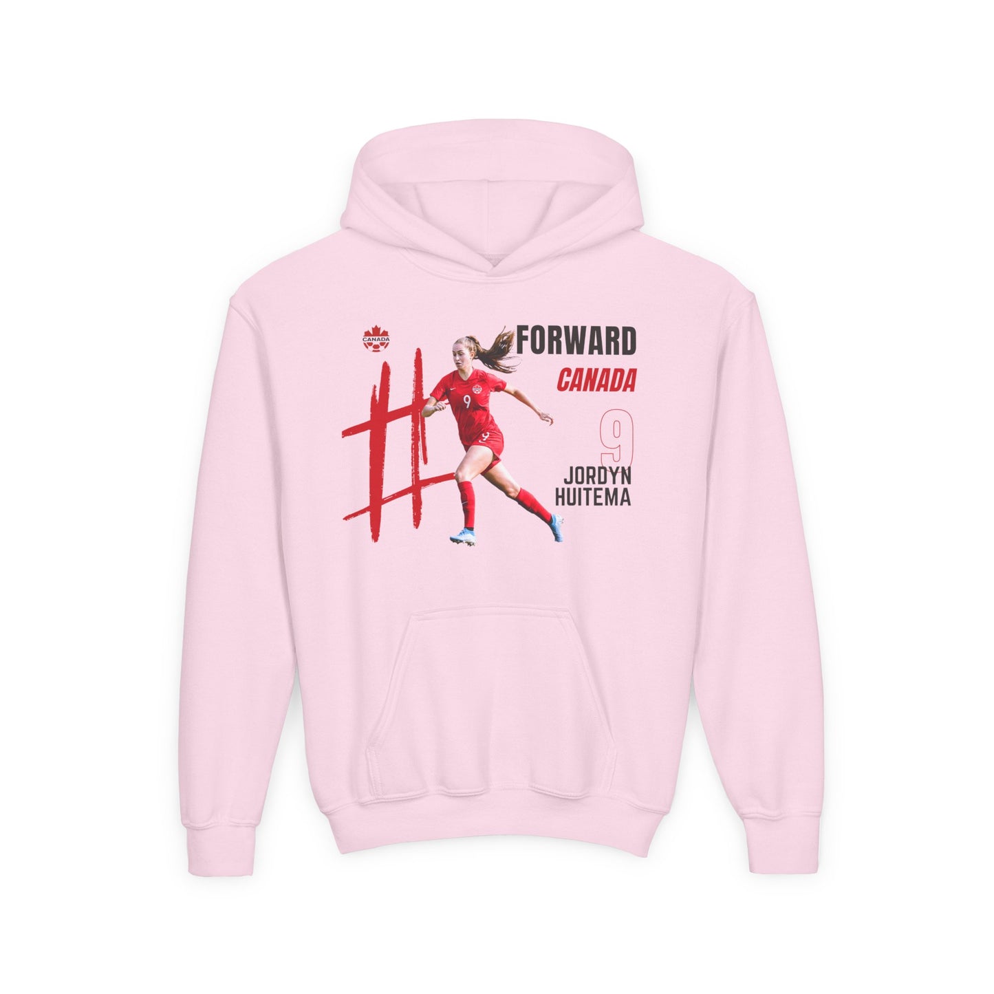 Youth Heavy Blend Hooded Sweatshirt - Jordyn Huitema - Canada