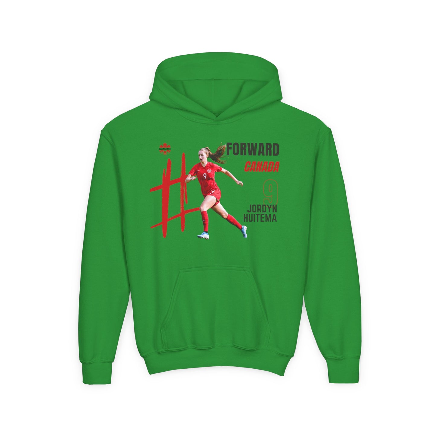 Youth Heavy Blend Hooded Sweatshirt - Jordyn Huitema - Canada