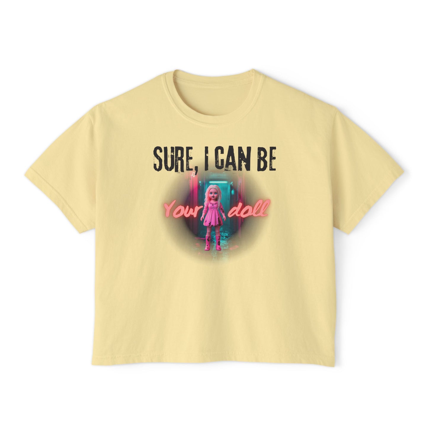 Mad Doll Women's Boxy Tee - Deportivo Gorillas 