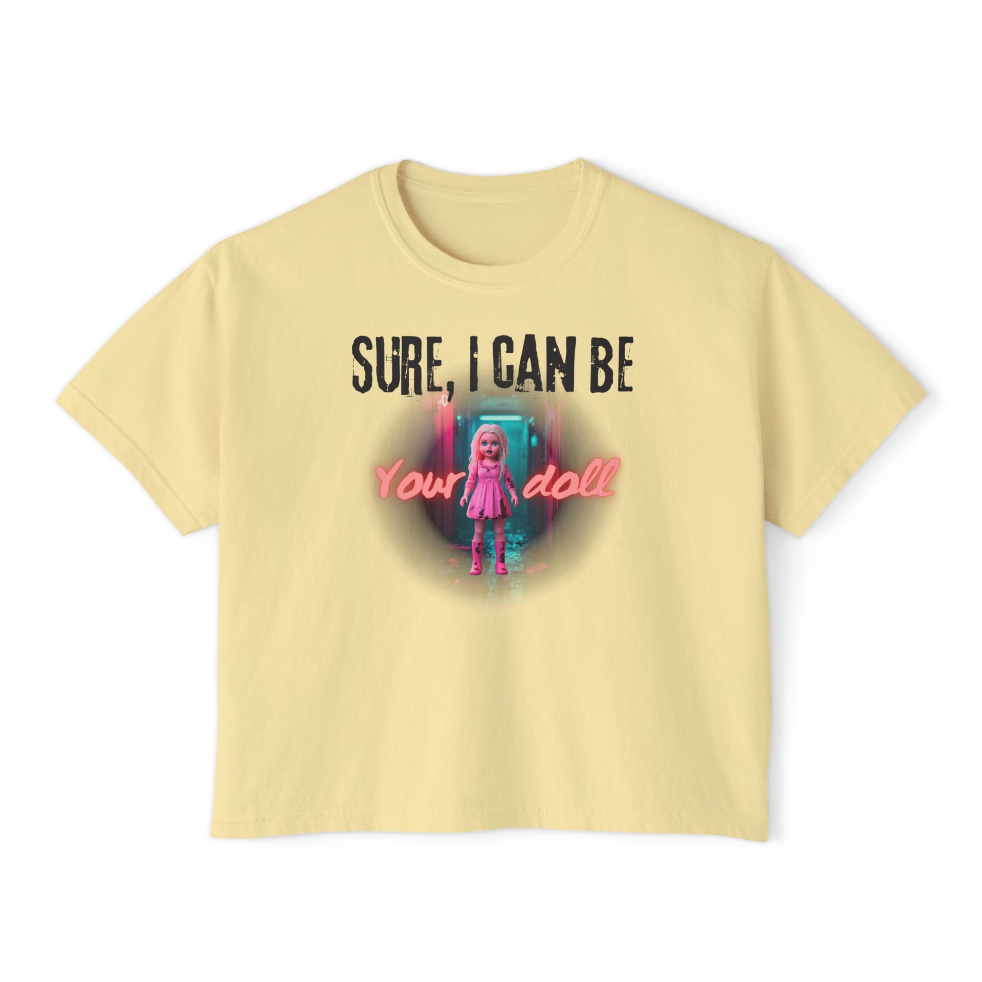 Mad Doll Women's Boxy Tee - Deportivo Gorillas 