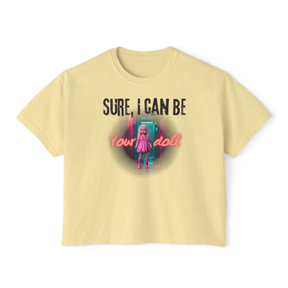 Mad Doll Women's Boxy Tee - Deportivo Gorillas 