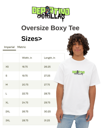 Oversized Boxy Tee - Gamer Degree - Deportivo Gorillas 