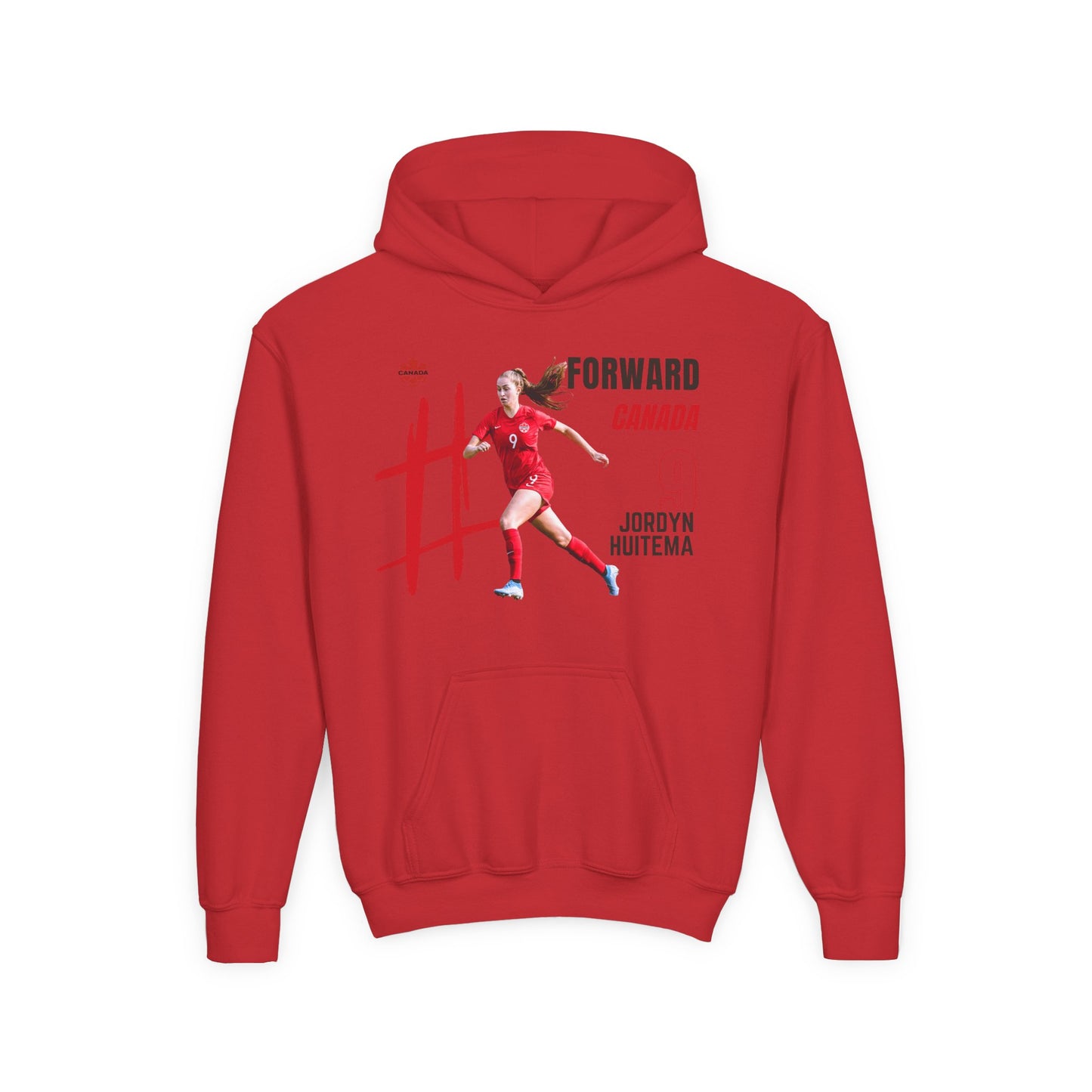 Youth Heavy Blend Hooded Sweatshirt - Jordyn Huitema - Canada