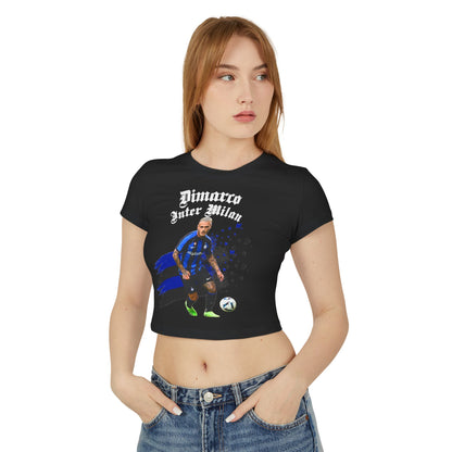 Inter Milan Federico DiMarco Women's Baby Tee T-Shirt - Deportivo Gorillas 
