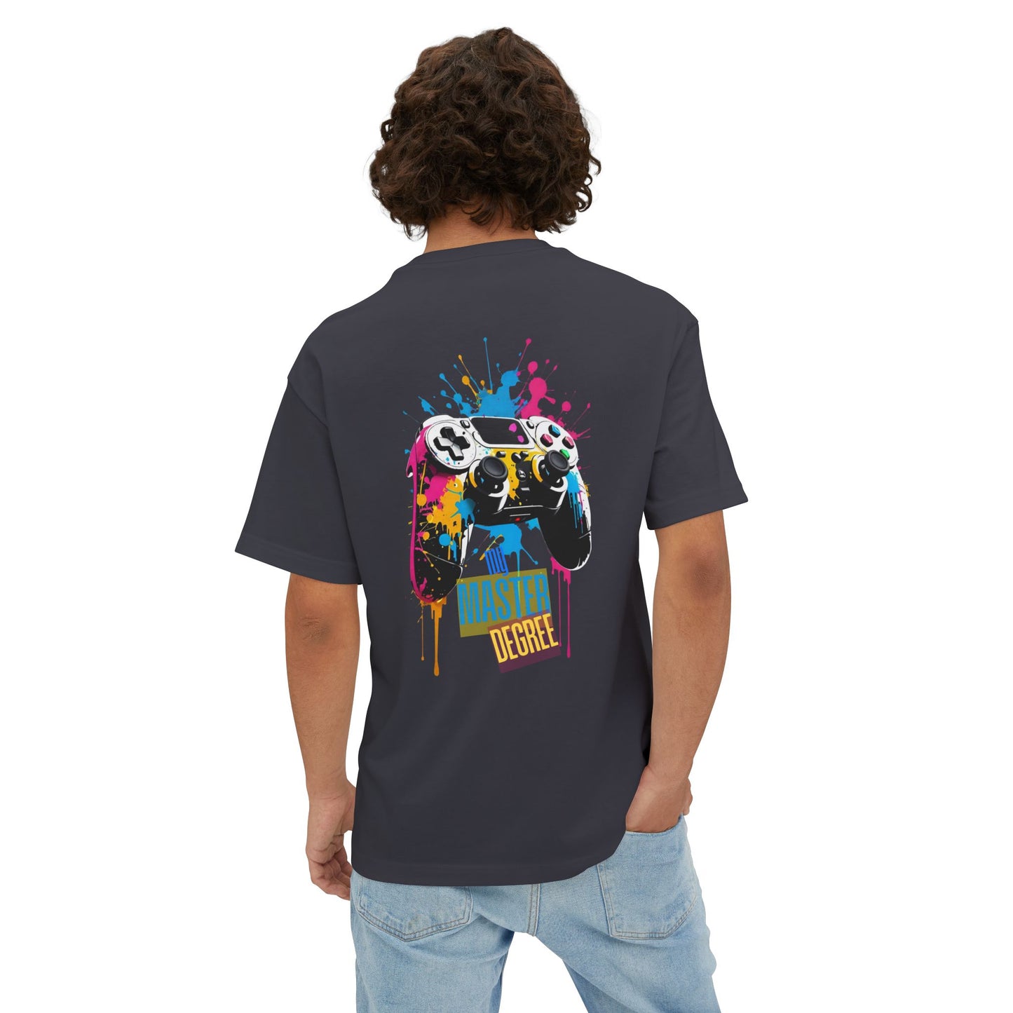 Oversized Boxy Tee - Gamer Degree - Deportivo Gorillas 