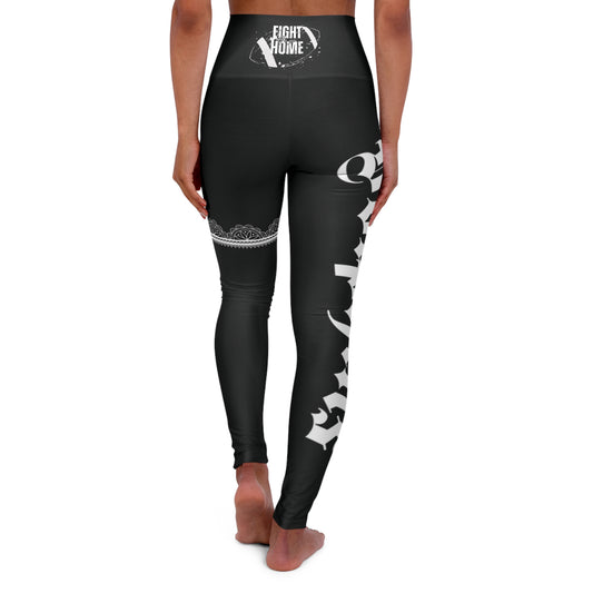 Black Yoga Leggings Dolphins - Deportivo Gorillas 