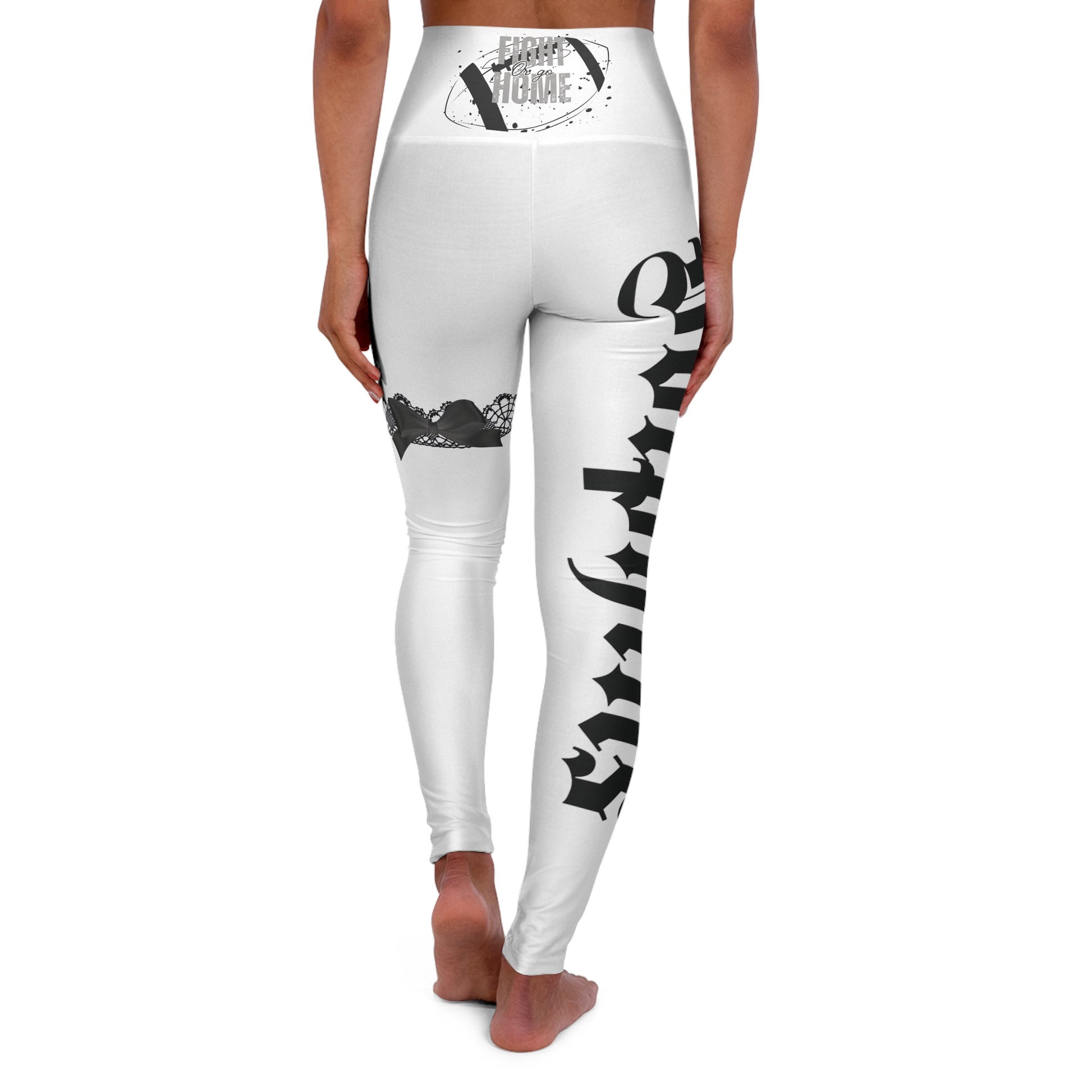 White Yoga Leggings Dolphins - Deportivo Gorillas 