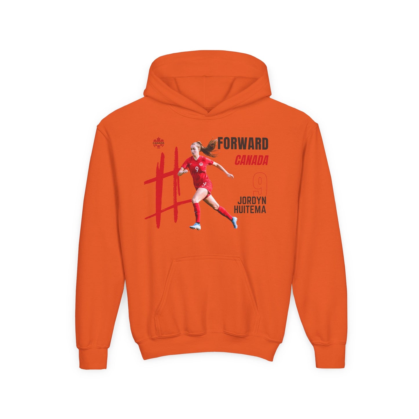 Youth Heavy Blend Hooded Sweatshirt - Jordyn Huitema - Canada