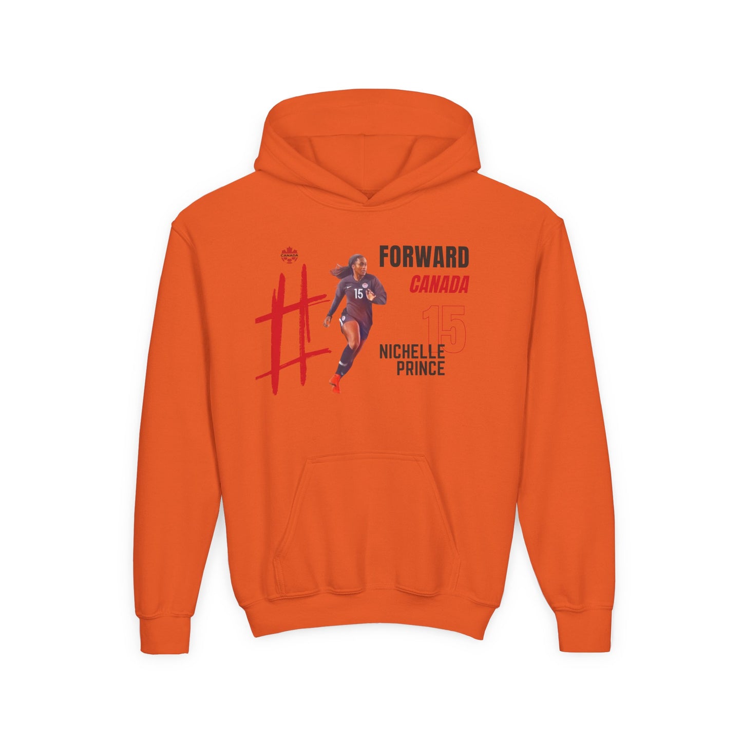 Youth Hooded Sweatshirt - Nichelle Prince - Canada - Deportivo Gorillas 
