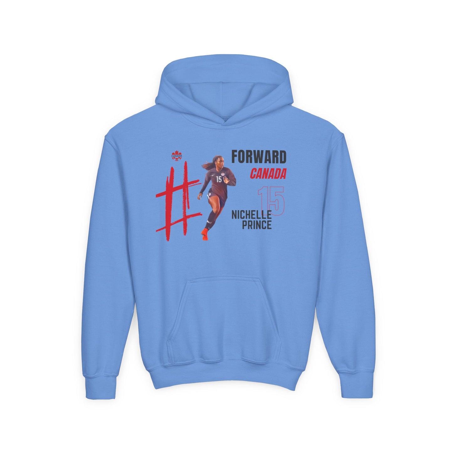 Youth Hooded Sweatshirt - Nichelle Prince - Canada - Deportivo Gorillas 