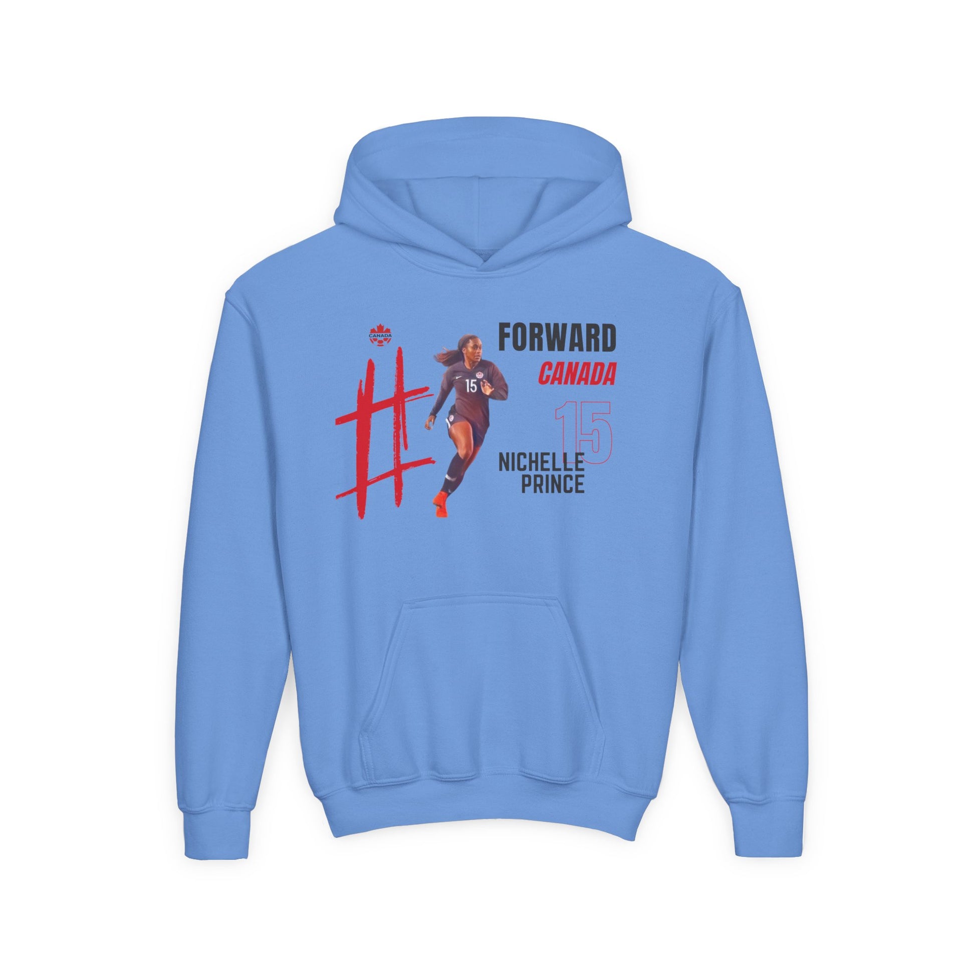 Youth Hooded Sweatshirt - Nichelle Prince - Canada - Deportivo Gorillas 