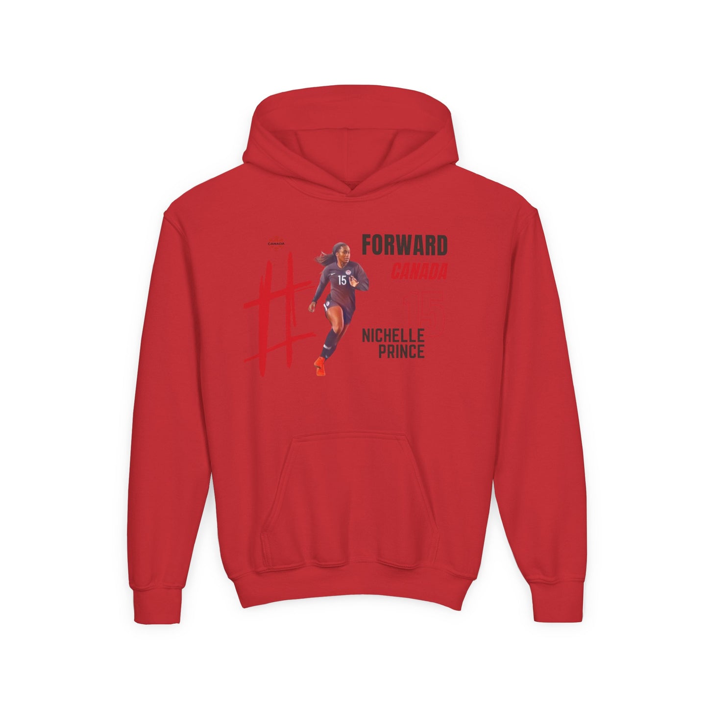 Youth Hooded Sweatshirt - Nichelle Prince - Canada - Deportivo Gorillas 