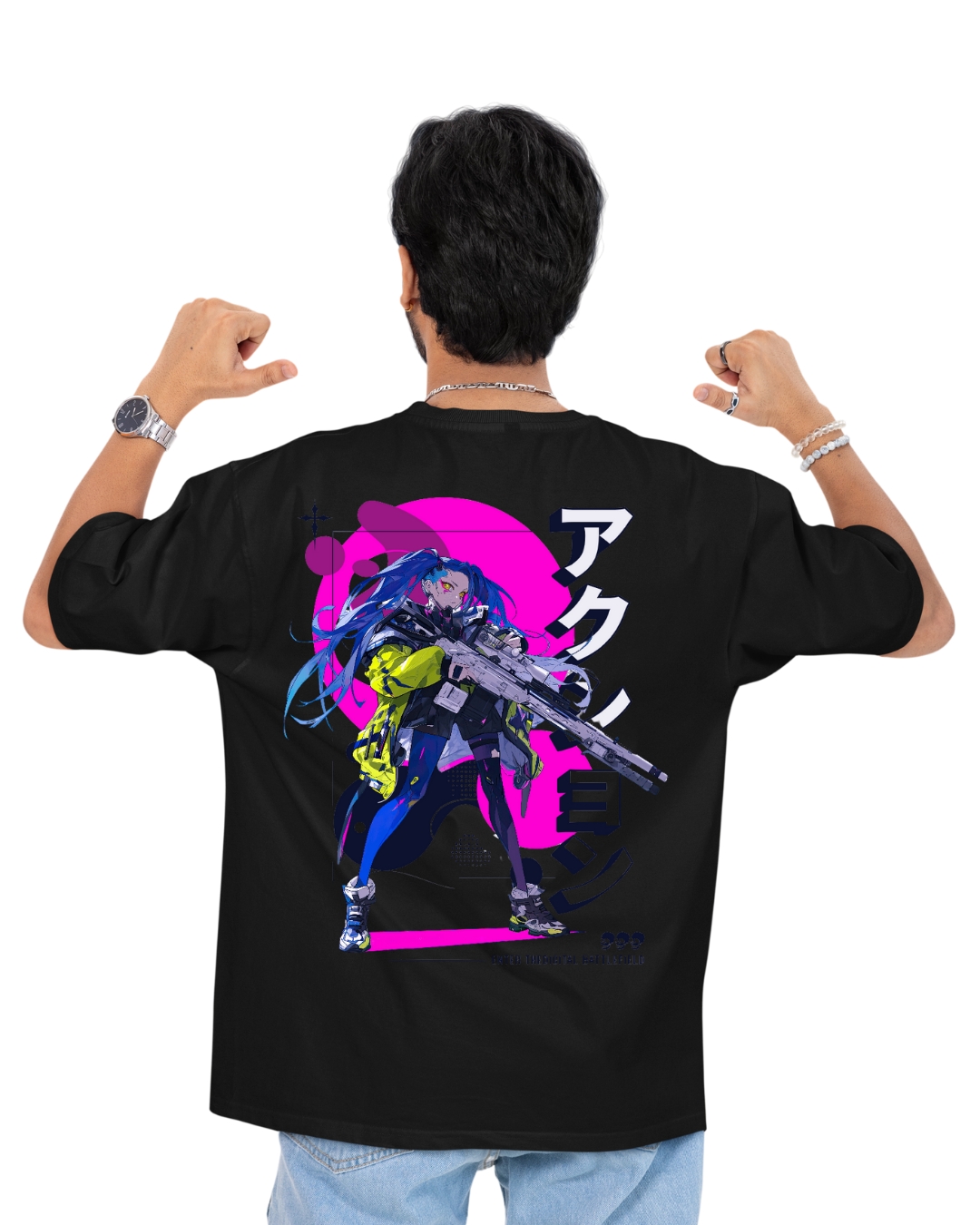 Digital Action - Deportivo Gorillas Men's Oversize T-Shirt  Drop Shoulder Boxy 270G Cotton - Deportivo Gorillas 