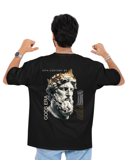 Gods Era - Deportivo Gorillas Men's Oversize T-Shirt  Drop Shoulder Boxy 270G Cotton - Deportivo Gorillas 