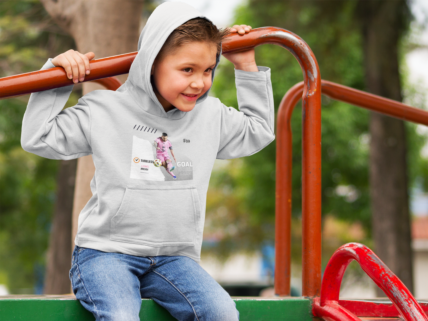 Kids Hoodie Inter Miami, Lionel Messi Timeless - Deportivo Gorillas 